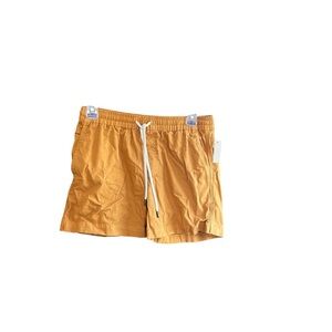 New with Tag Goodthreads mustard color cotton canvas shorts Sz XS